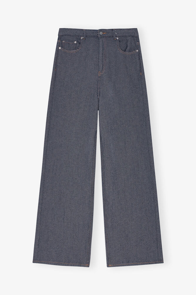 Marri Jeans in Blue Twill, Rinse