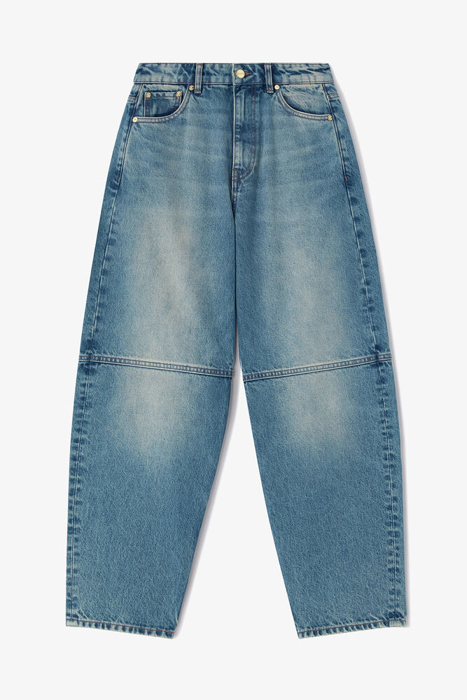 Get&ouml;nte, starre Stary-Jeans, Mid Blue Vintage