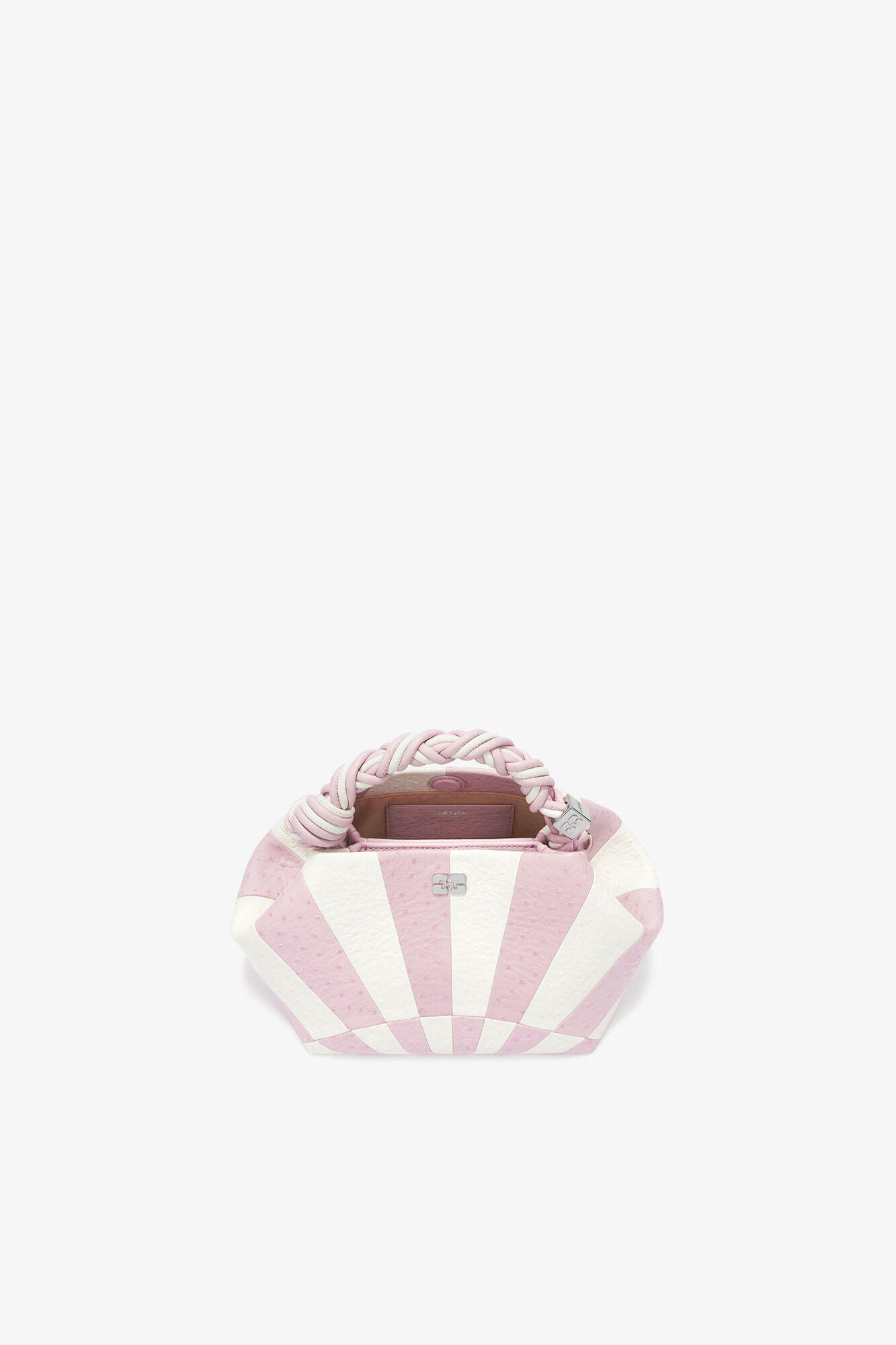 Small Bou Bag in Pink Circus, Recycled Polyester, in colour Lilac Snow - 3 - GANNI
