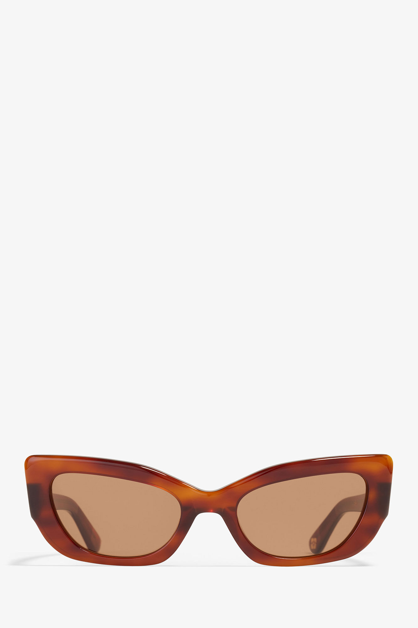 GANNI x Ace & Tate Tiger's Eye Sadie Sonnenbrille, Acetate, in colour Tiger's Eye - 3 - GANNI