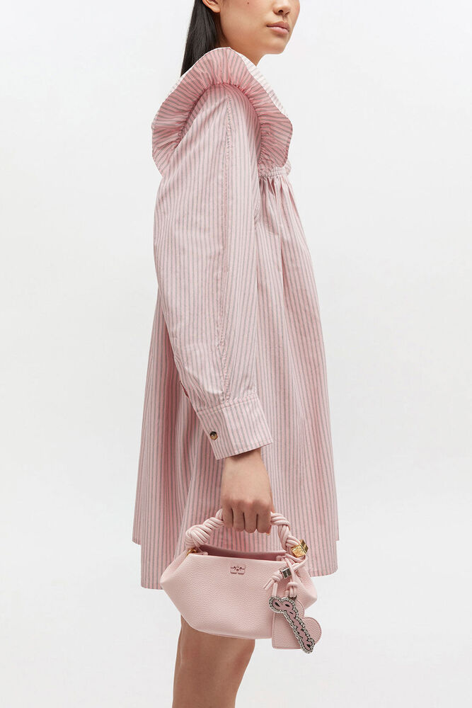 Grained Mini Bou Bag, Chalk Pink