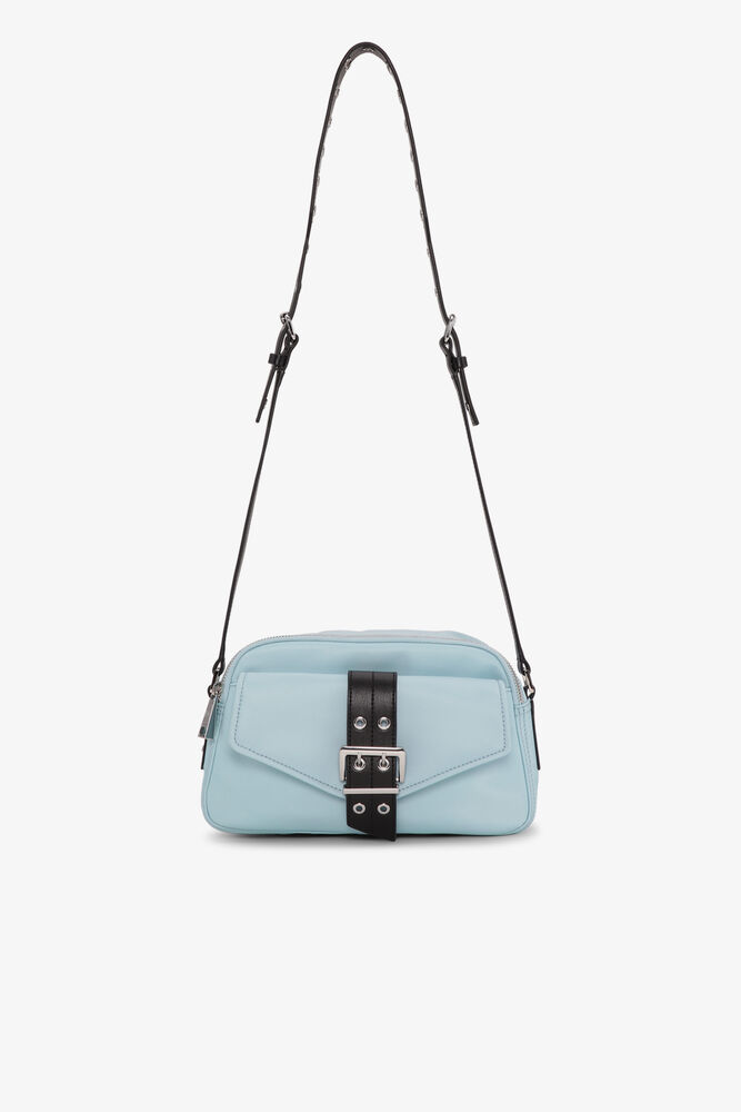 Blue Recycled Nylon Camera Bag, Icy Blue