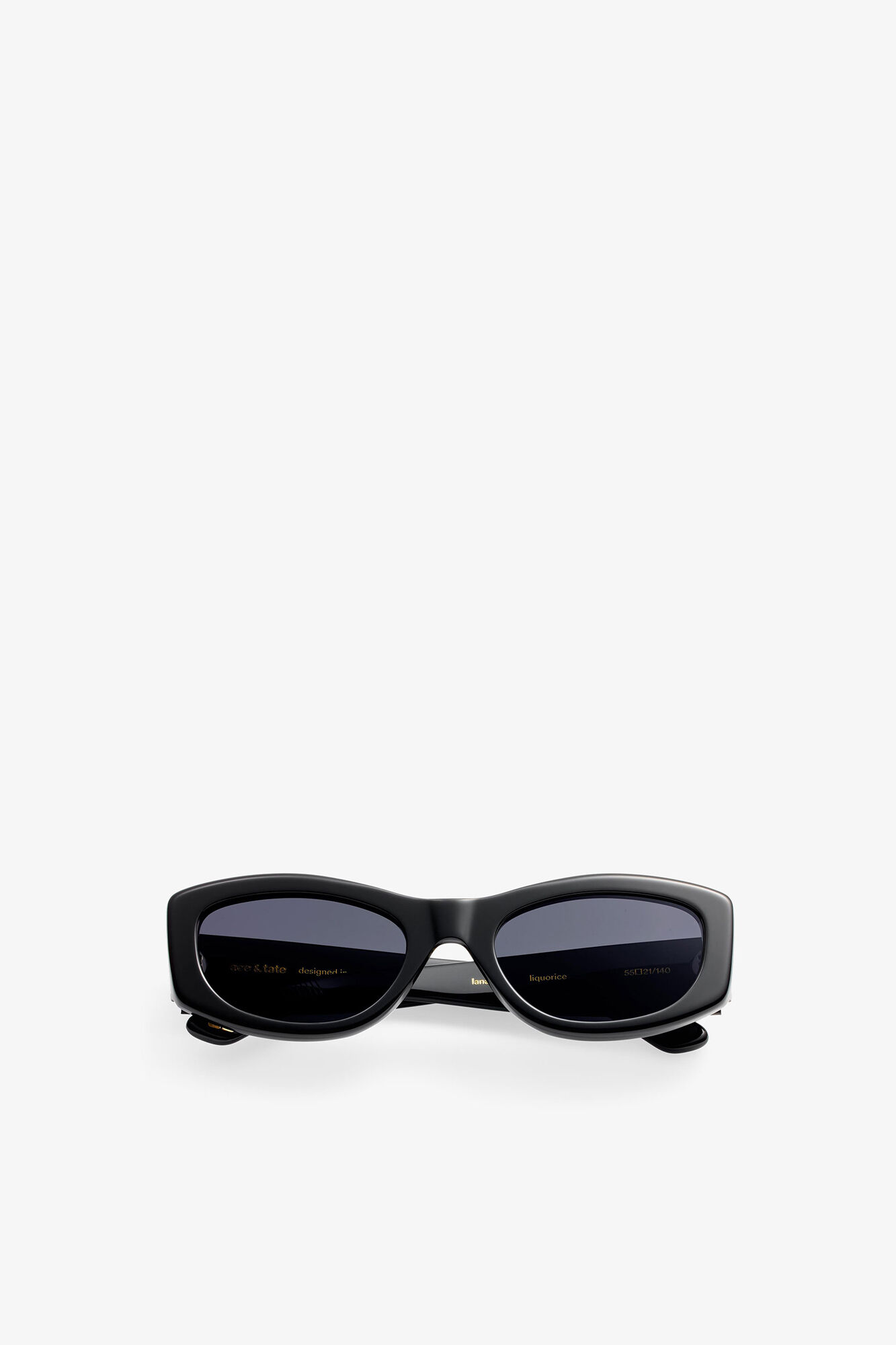 GANNI x Ace & Tate Lana Sunglasses, Acetate, in colour Black - 1 - GANNI