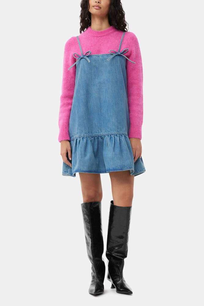 Tint Denim Mini Dress, Tint Wash
