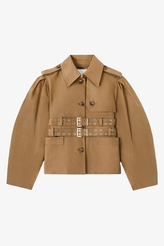 Veste en toile beige, Ermine