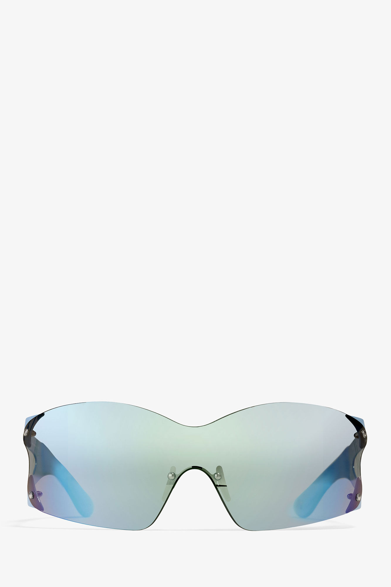 GANNI x Ace & Tate Silver Lake Blue Noel Sunglasses, Iron, in colour Silver Lake Blue - 3 - GANNI