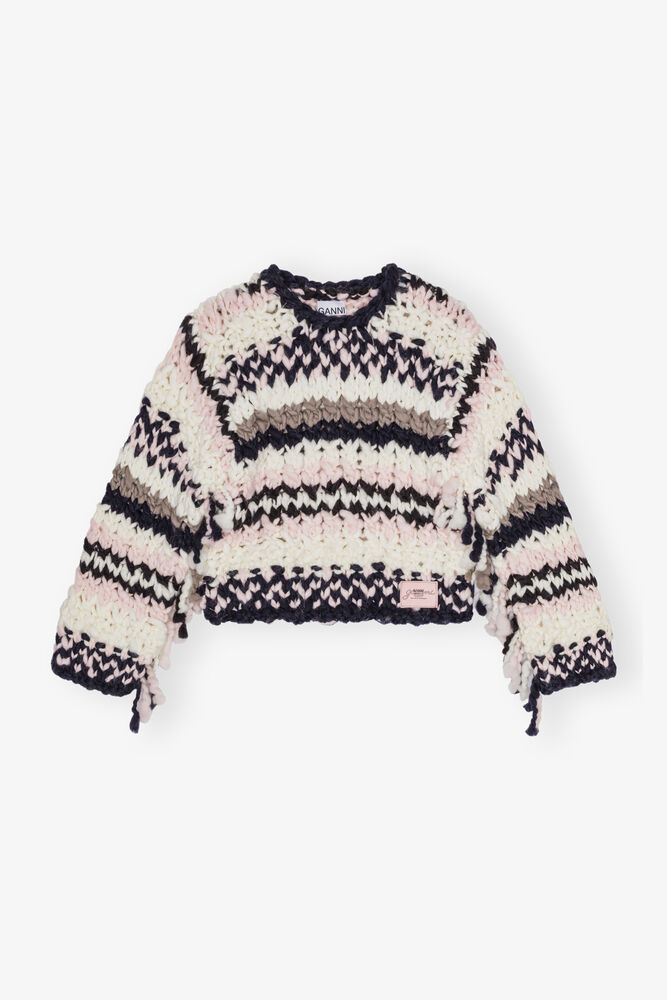 Multicolour Hand-Knit Jumper, Multicolour