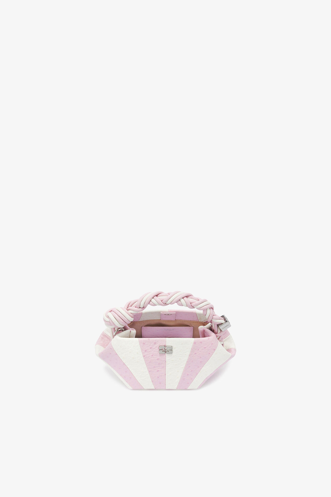 Mini-Bou-Tasche in Rosa Circus, Recycled Polyester, in colour Lilac Snow - 3 - GANNI