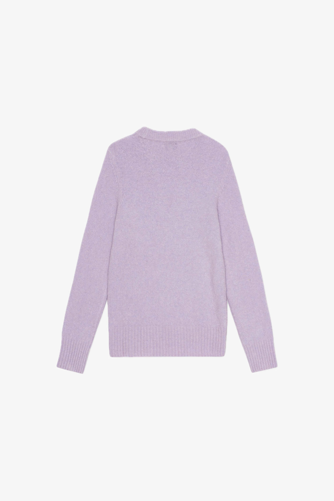 Lavender Jumper, Alpaca, in colour Lavender Blue - 2 - GANNI