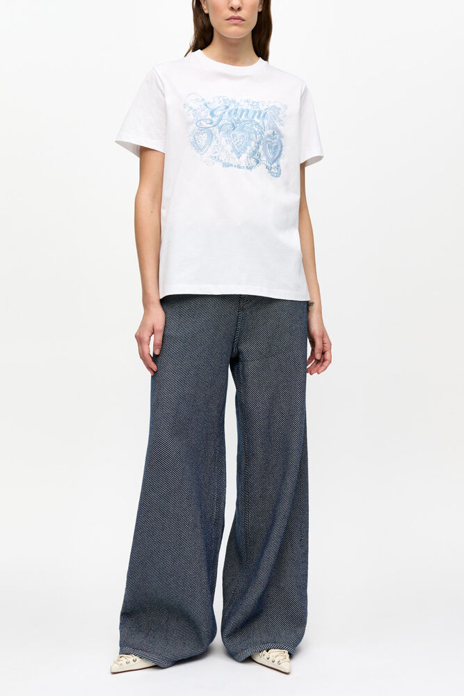 Marri Jeans in Blue Twill, Rinse