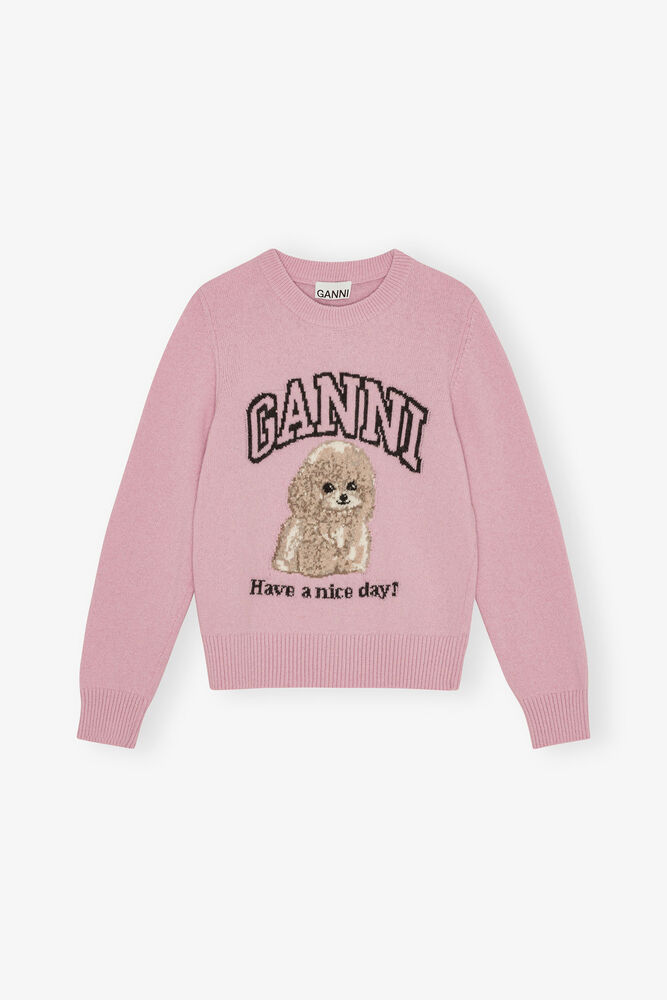 Pink Poodle Jumper, Chalk Pink