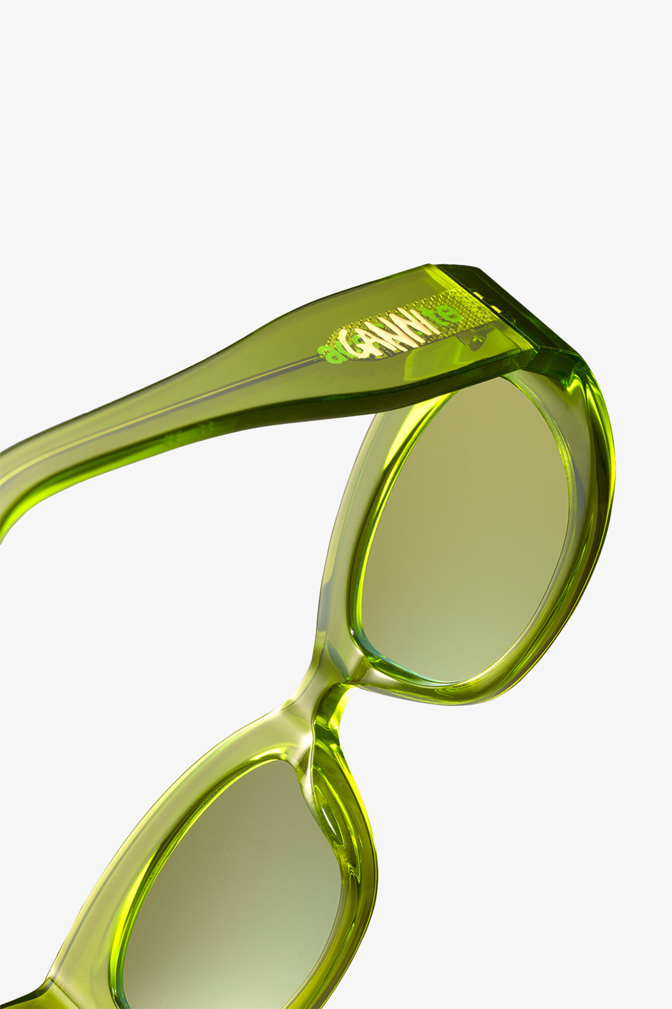 GANNI x Ace & Tate Xena Sunglasses, Acetate, in colour Kalamata - 5 - GANNI