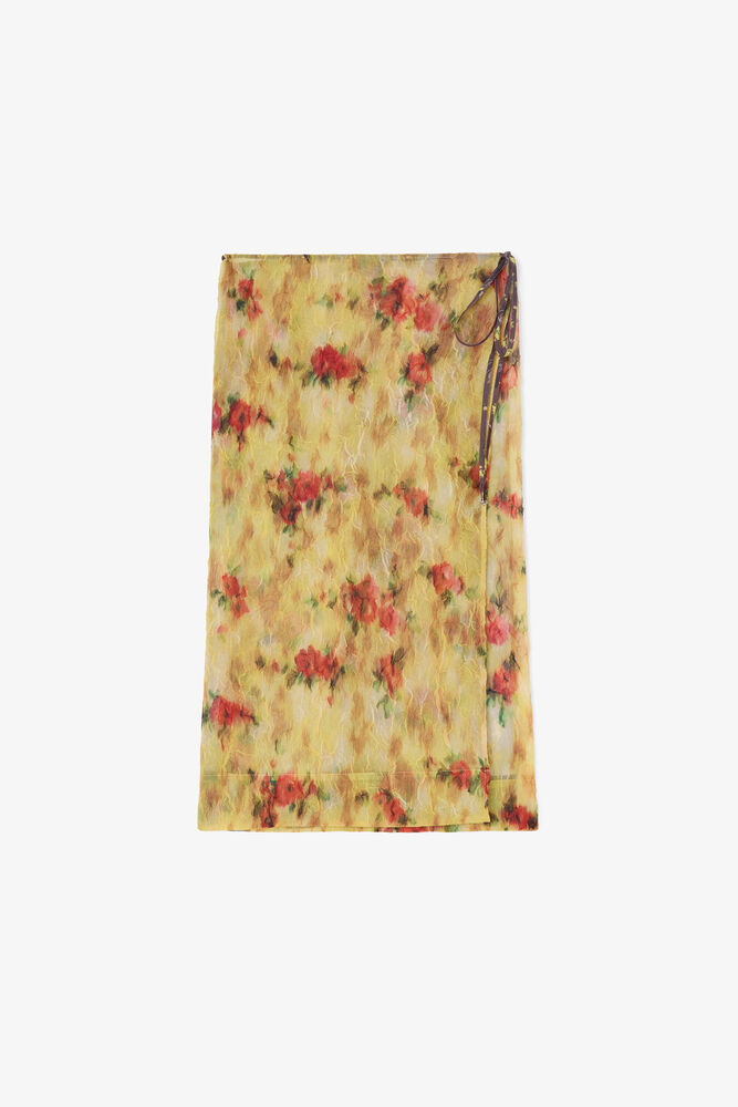 Skirt in Colour-Block Patchwork, Aurora