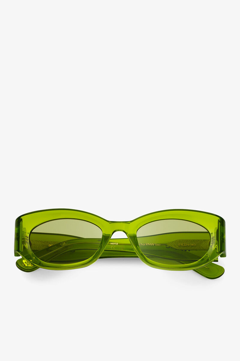 GANNI x Ace & Tate Xena Sunglasses, Acetate, in colour Kalamata - 1 - GANNI