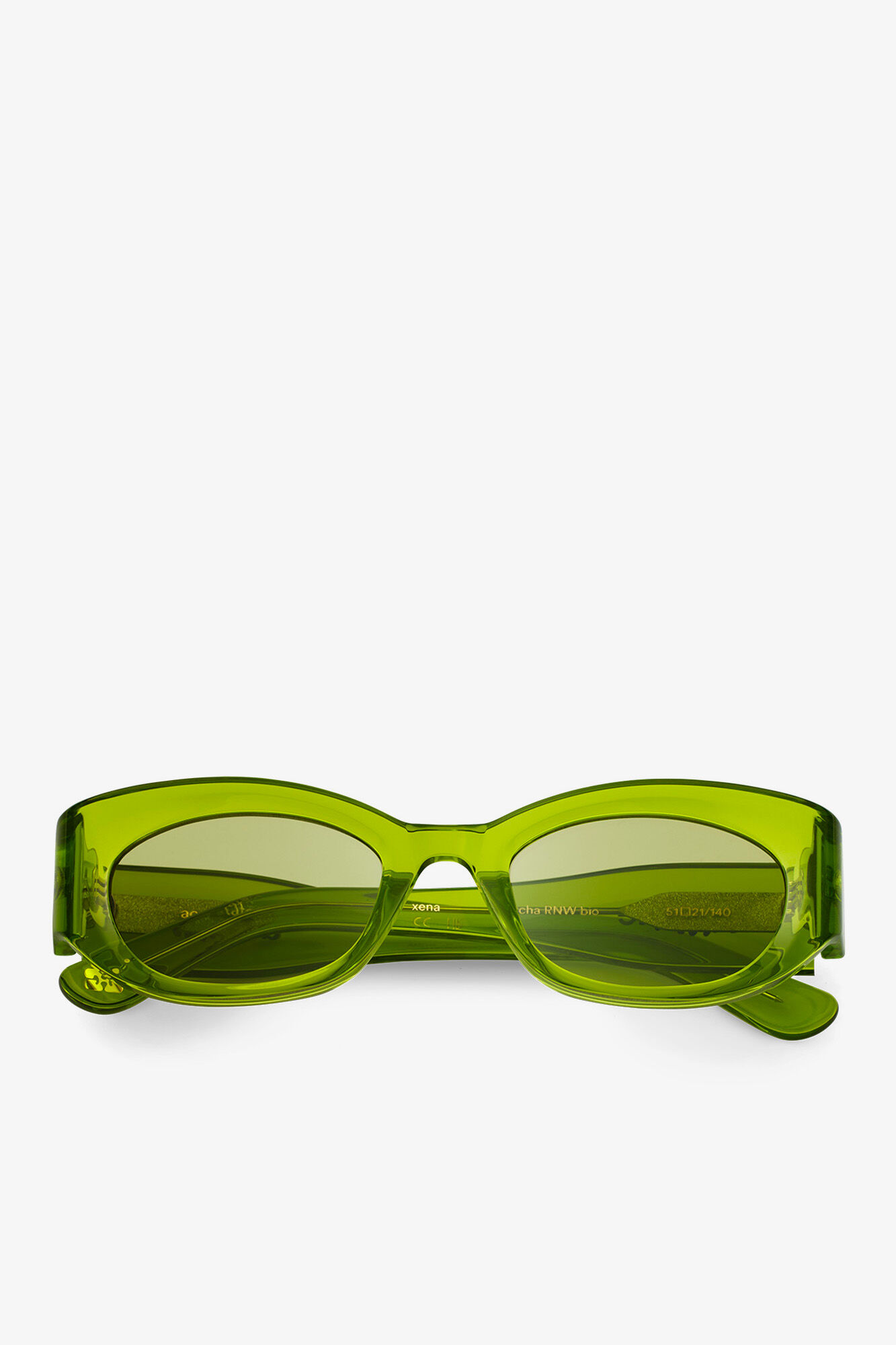 GANNI x Ace & Tate Xena Sunglasses, Acetate, in colour Kalamata - 1 - GANNI