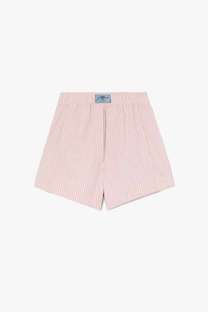 Pink Elasticated Shorts, Chalk Pink