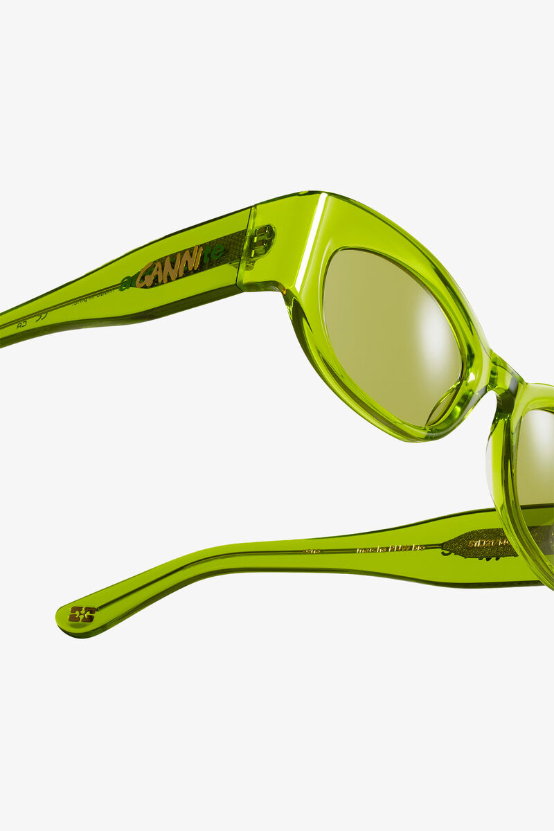 GANNI x Ace & Tate Xena Sunglasses, Acetate, in colour Kalamata - 4 - GANNI