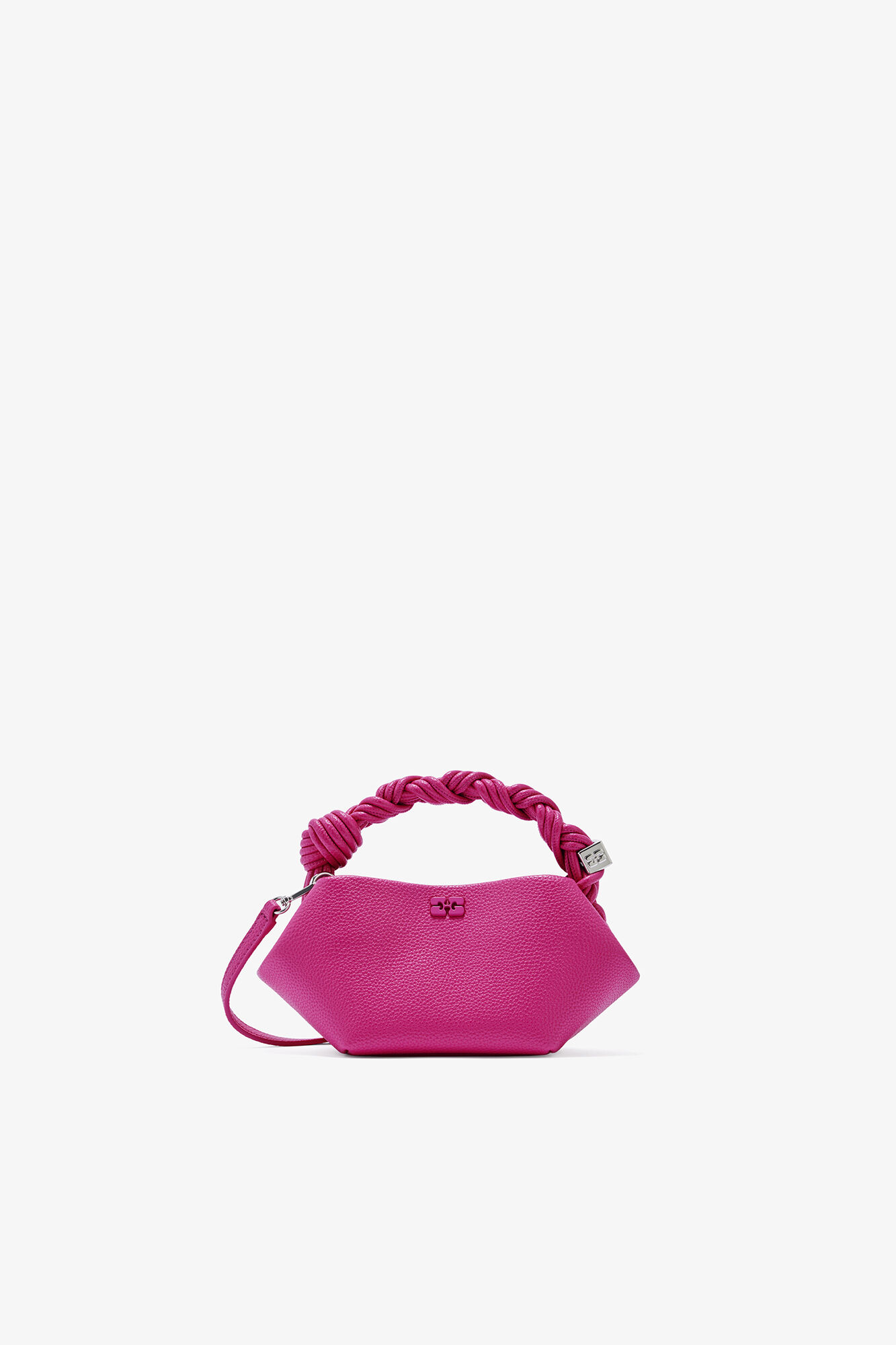 Sac mini rose Bou, Recycled Polyester, in colour Cabaret - 1 - GANNI
