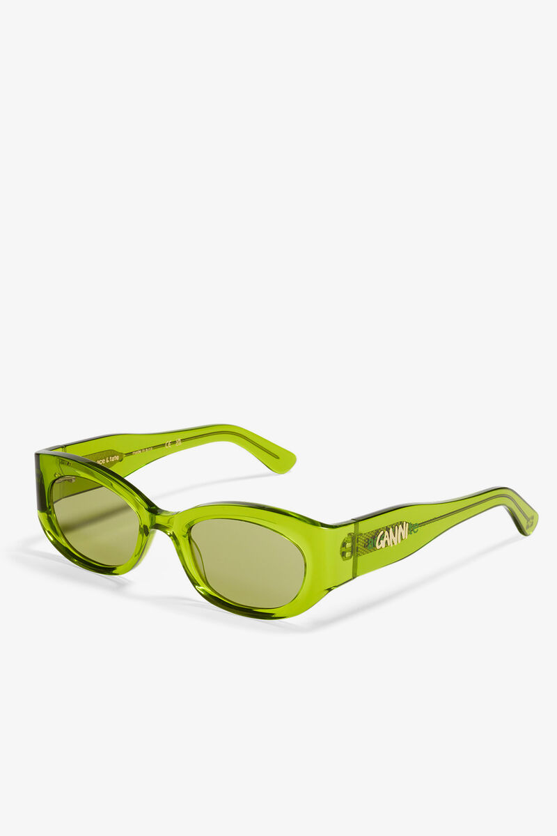 GANNI x Ace & Tate Xena Sunglasses, Acetate, in colour Kalamata - 3 - GANNI