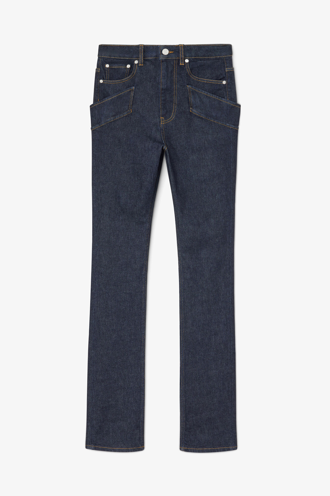 Skinny Jeans in Stretch Denim, Organic Cotton, in colour Rinse - 1 - GANNI