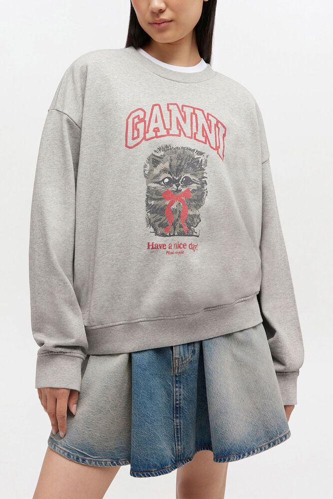 Grey Kitty Sweatshirt, Paloma